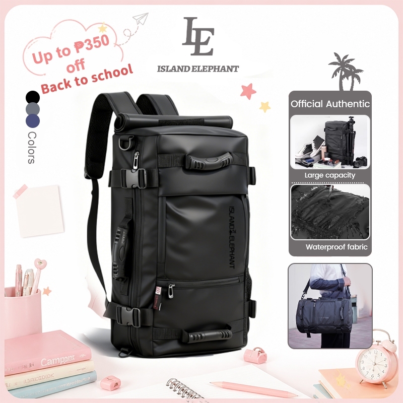 ISLAND ELEPHANT Portable Travel Backpack for men Large Capacity Backpack Multi-functional Backpack