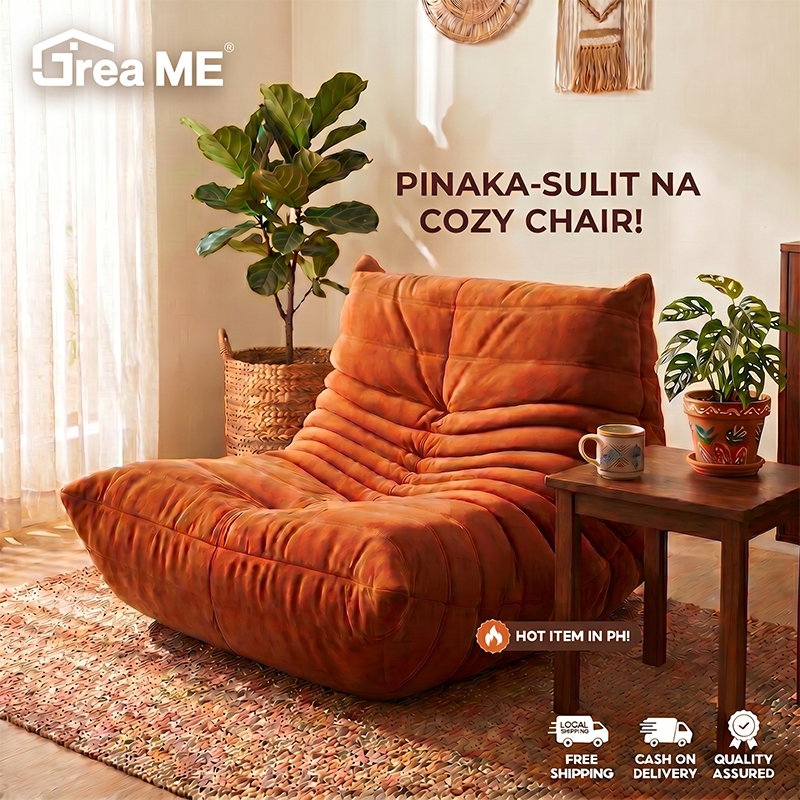 Dreame Caterpillar Lazy Sofa Student Dormitory Backrest Chair Balcony Bedroom Living Room Microfiber