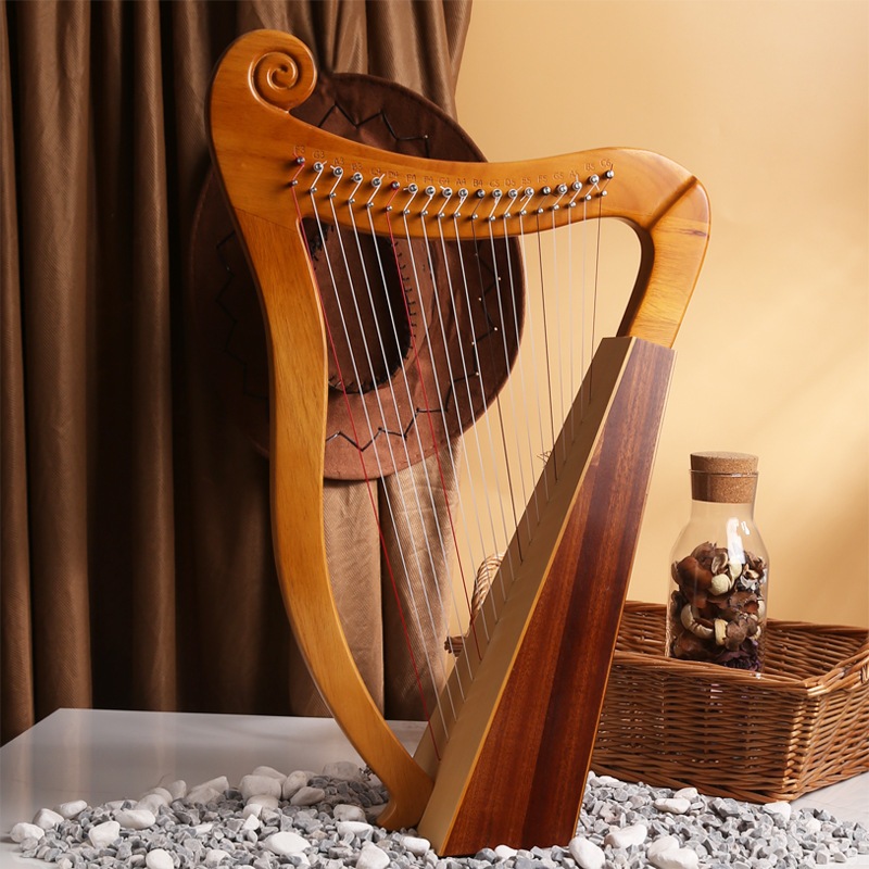 【COD】Small harp 15/19 string Mini Laiya piano beginner small lyre niche instrument easy to learn lyr