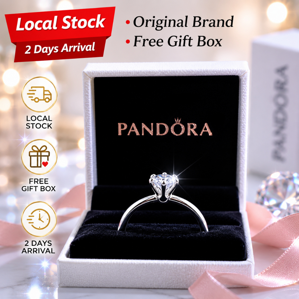 Pandora With Promise Box Adjustable Promise Ring Cubic Zirconia Diamond Romantic Wedding Engagement