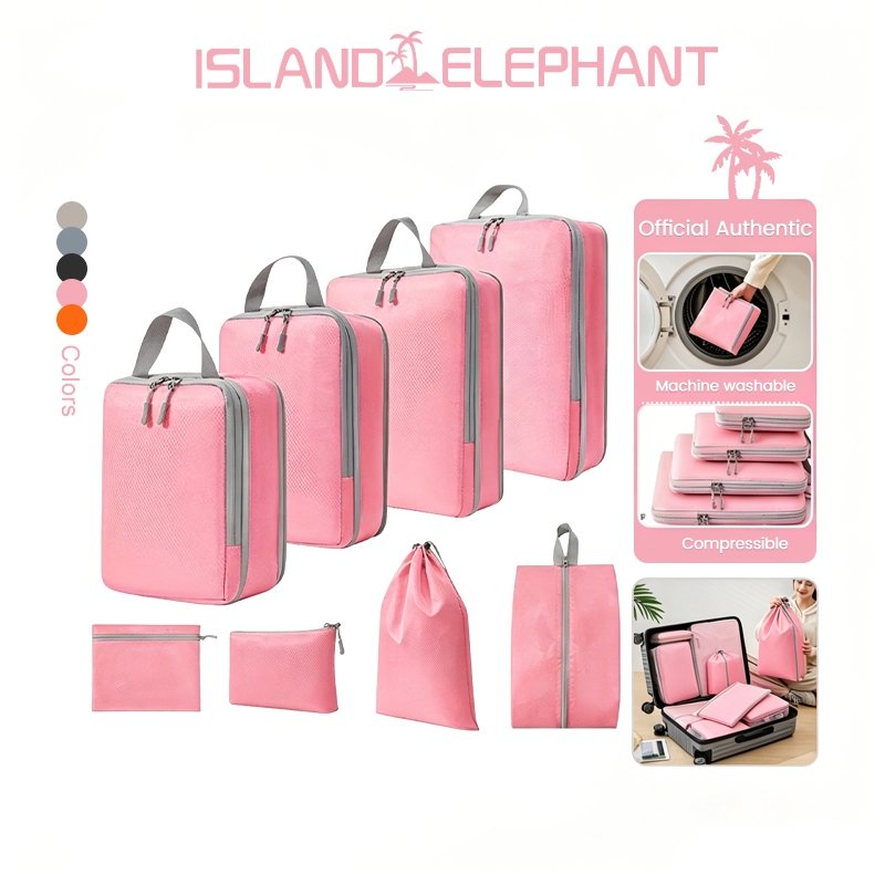 ISLAND ELEPHANT Travel Organizer Bag Compression Luggage Packing Bag Breathable Foldable