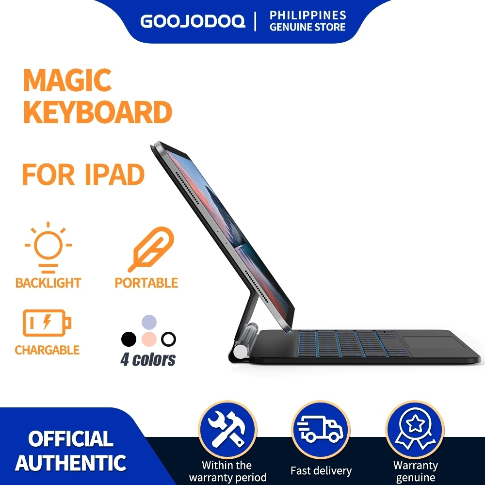 GOOJODOQ Magic Keyboard for IPad Pro 11 12.9 Air 4 5 10th Gen Mini 6 Case Wireless Bluetooth Keyboar