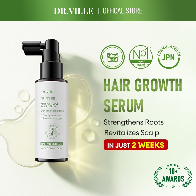 Dr.ville Hair Growth Serum Hair Tonic For Growth Hair Loss Tonic  Hair Spray Nourishing Scalp 50ML