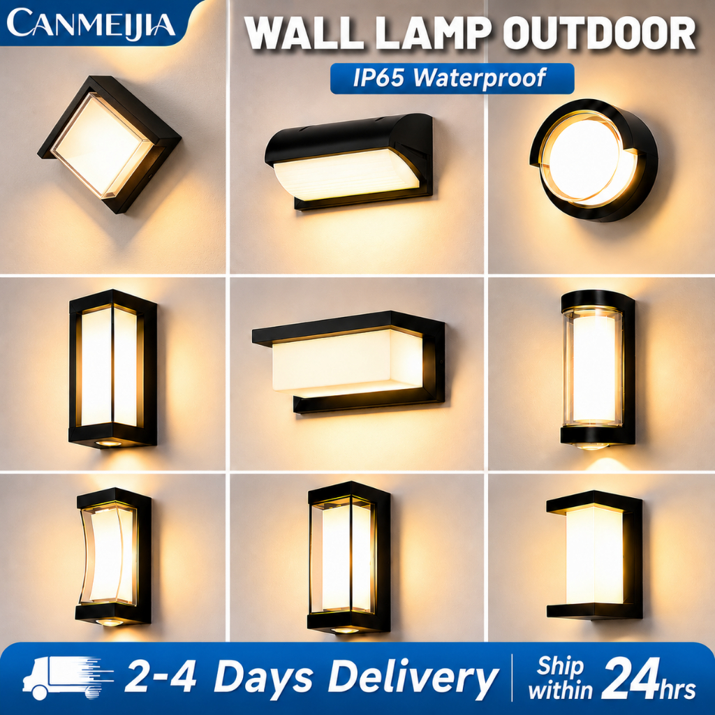 LED Wall Lamp Outdoor IP65 Waterproof Wall Light Indoor For Garden Balcony Stairs & Gate Modern Scon