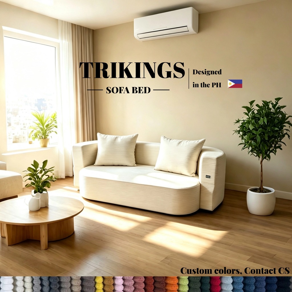 【SHIP IN 24H】Trikings Compression Sofa Comfortable Suitable for Smal Apartment 2~4 Seaters Anti-Scra