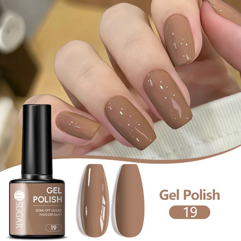 Brown Gel Nail Polish 100 Color Gel Polish 7ml Manicure Nail Carmel Long Lasting Soak Off UV Gel