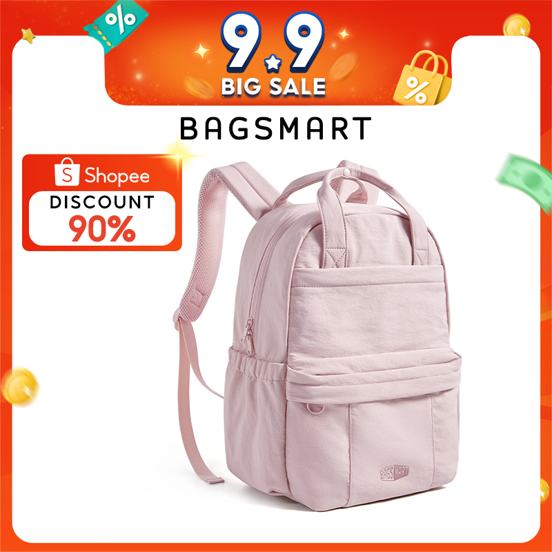 BAGSMAT Casual Backpack 14 inch Laptop Bag Lightweight School Backpack Water-Resistant Daypack Trave