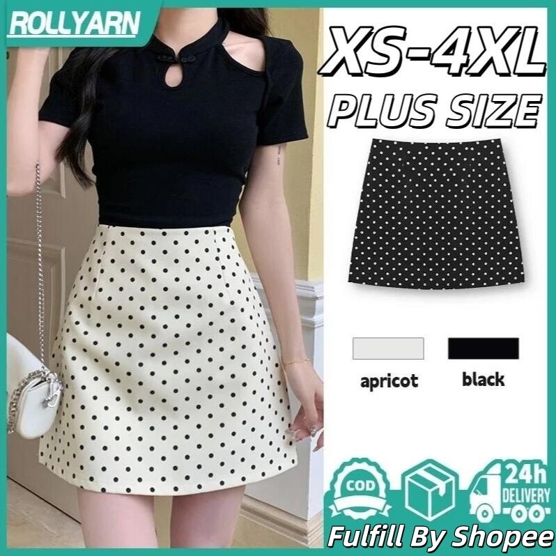 Woman Short Polka Dot High Waist Skirt Casual A-Line Mini Skirt For Women