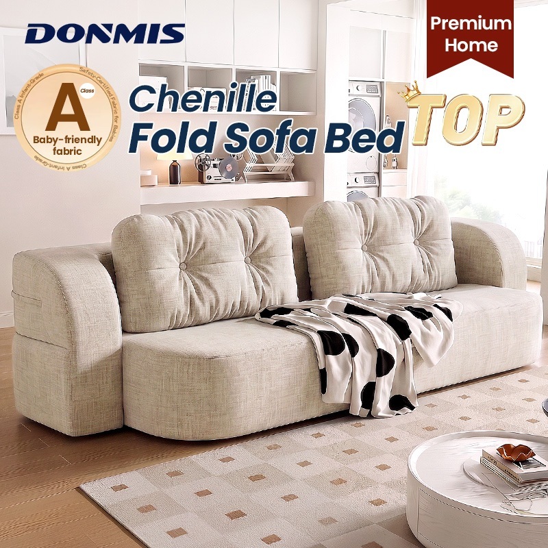 DONMIS Foldable Sofa Bed Oversized 3-Seater Living Room Sofa Multi-Functional With Free Pillows【COD】