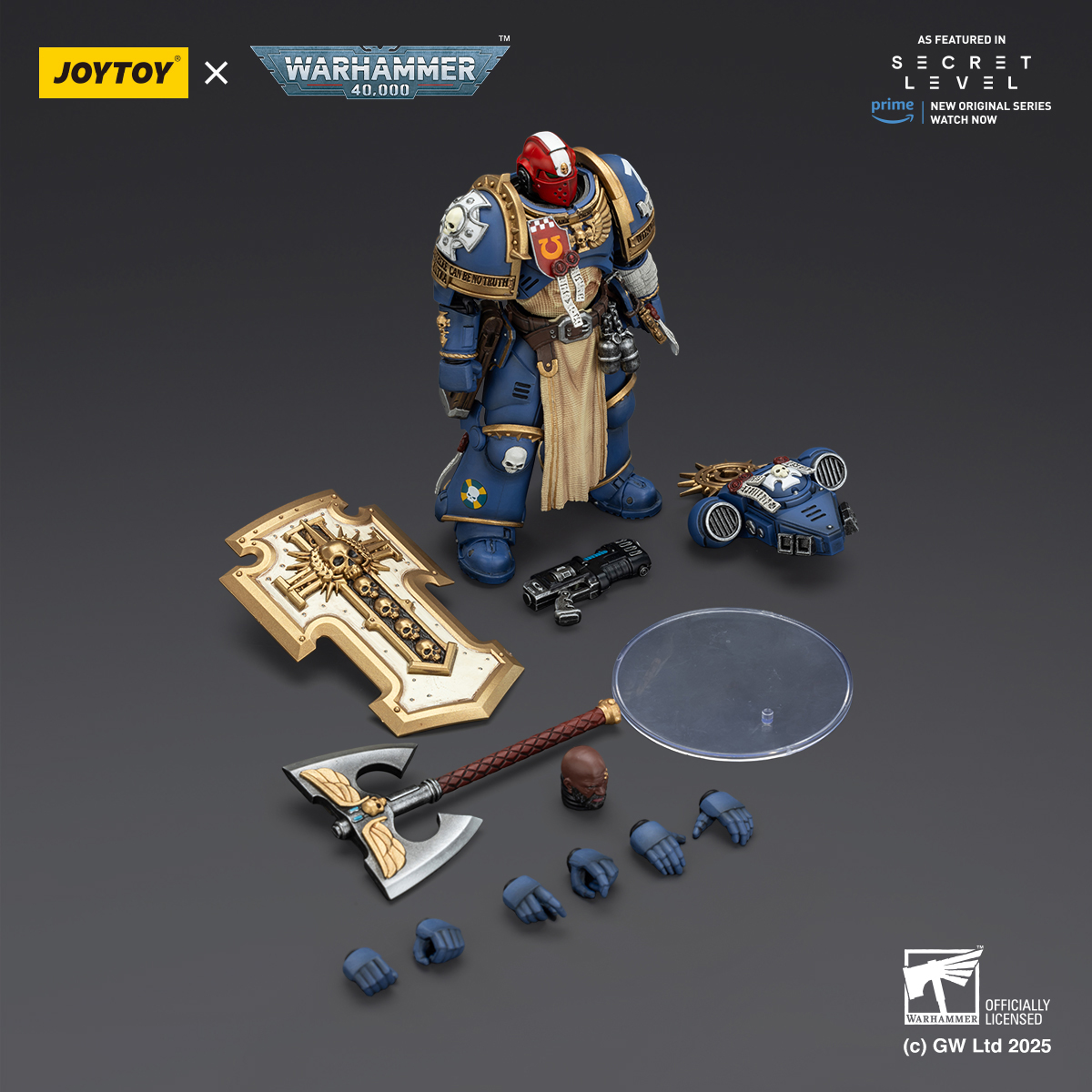 HIPLAY JOYTOY Warhammer Ultramarines Metaurus / Levantus / Torvald