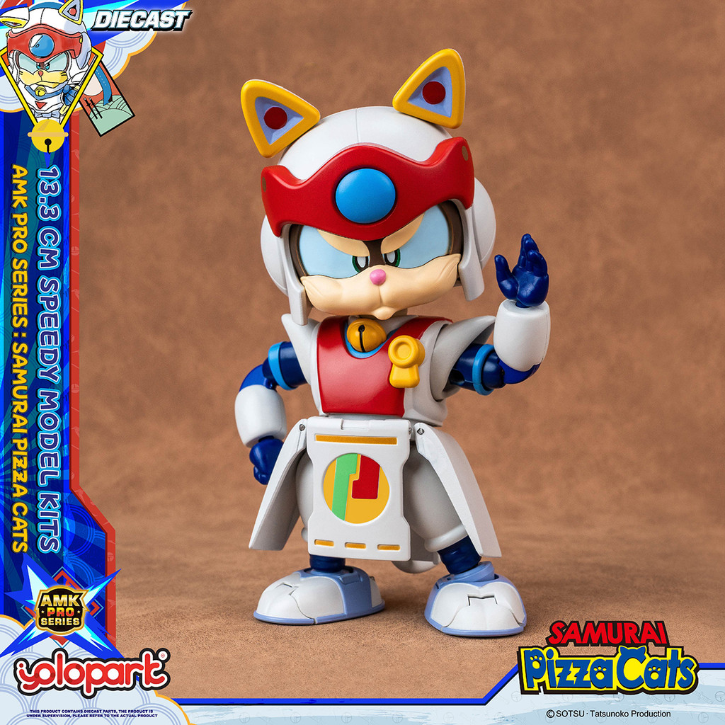 HIPLAY Yolopark Samurai Pizza Cats AMK PRO Series Speedy Model Kit