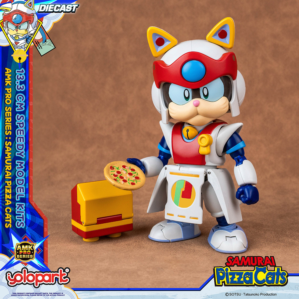 HIPLAY Yolopark Samurai Pizza Cats AMK PRO Series Speedy Model Kit