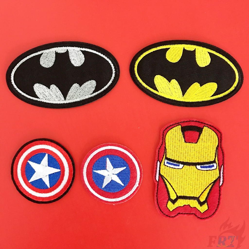 ☸ Marvel & DC Patch ☸ 1Pc Diy Sew On Iron On Clothes Badges Patch