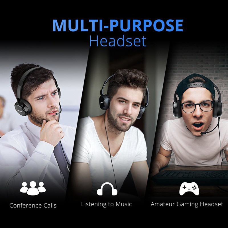 pc headphones with mic usb