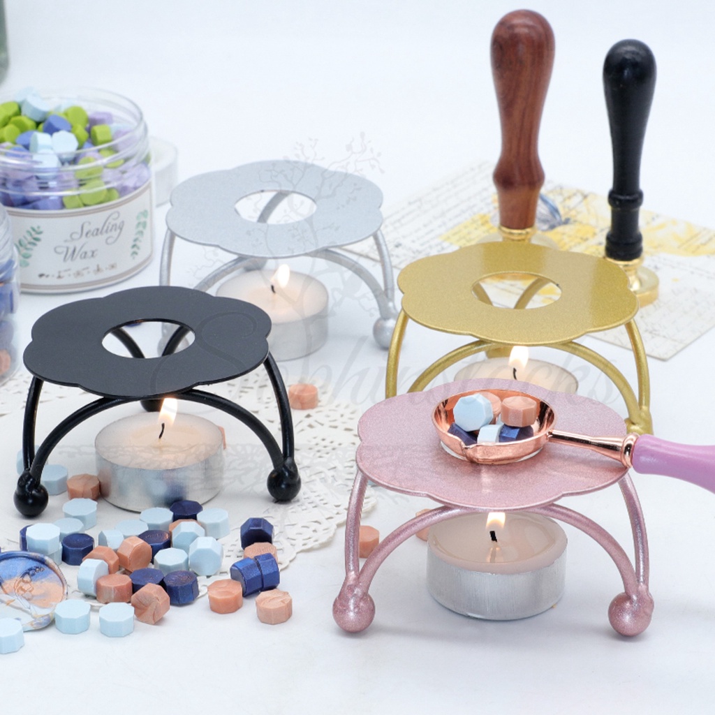 [SG] Rose Gold Vintage Seal Wax Melter Silver Wax Heater Gold Wax Stove Black Wax Stamp