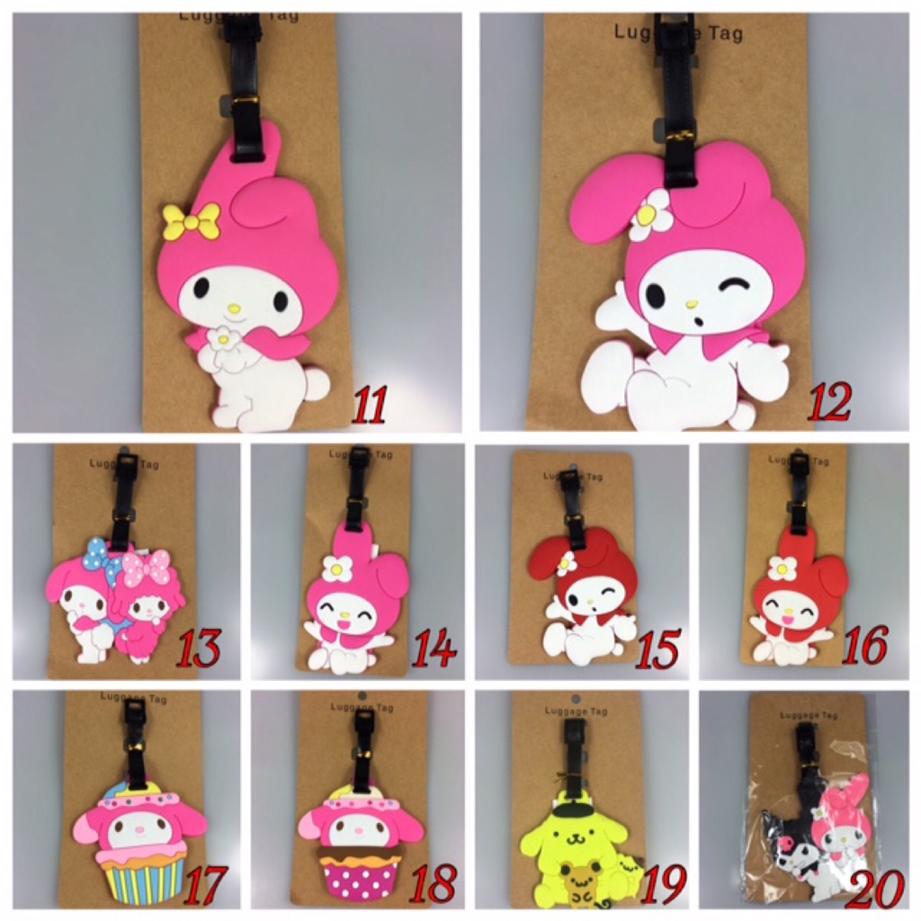 sanrio luggage tag