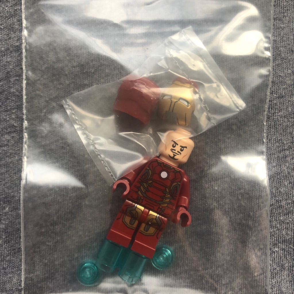 Lego Super Heroes Iron Man Mark 43 Armor Minifigure Split From Set New Shopee Singapore