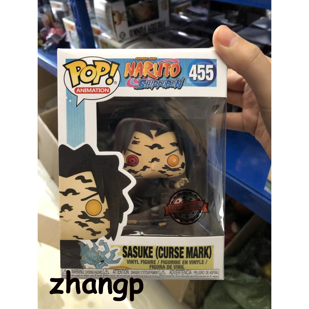 funko pop naruto shippuden sasuke curse mark 455