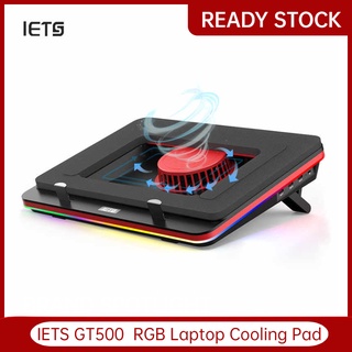Original IETS GT500 Powerful Turbo-Fan RGB Laptop Cooling Pad gaming laptop cooling for 13-17.3inch Laptop Cooler