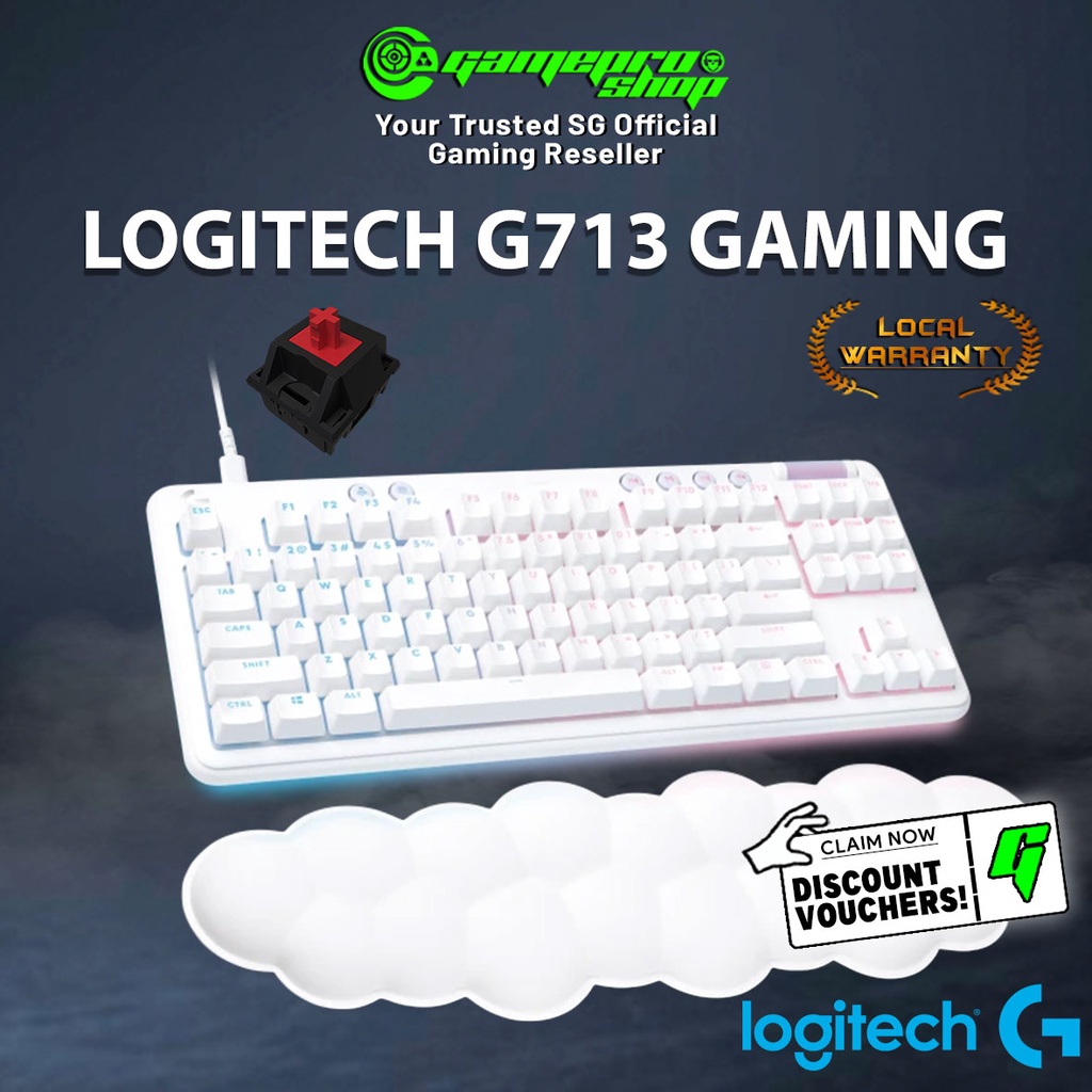 Logitech G Aurora Logitech Aurora G713 RGB Gaming Wired Keyboard ...