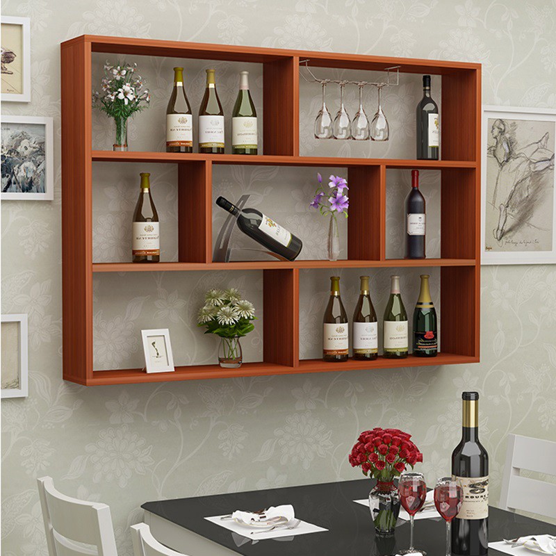 Simple Wine Rack Wall Mounted Restaurant Bar Wall Creative