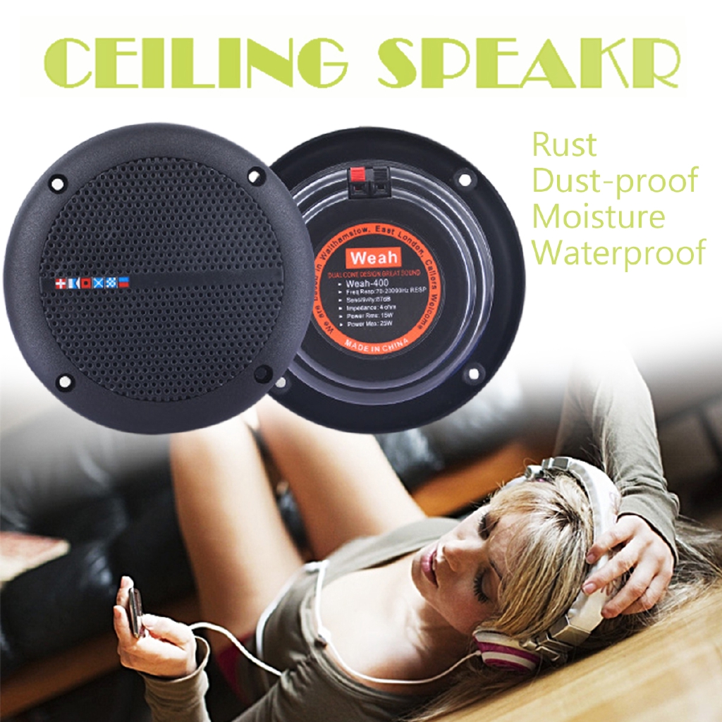 In Ceiling Speakers Home Bathroom Marine Woofer Loudspeaker