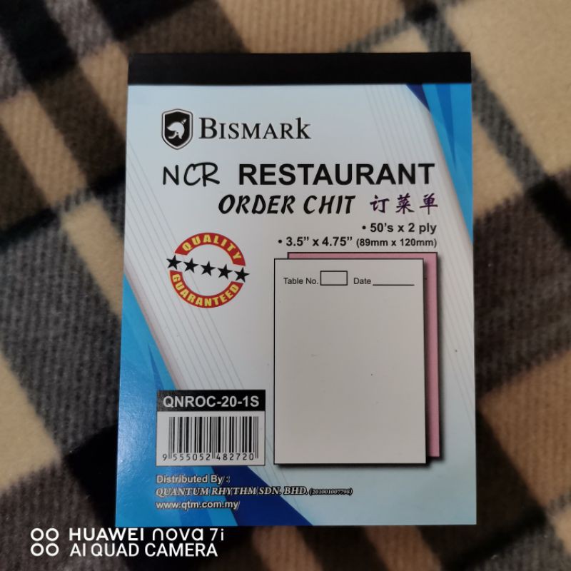 Meow 2pcs Set Restaurant Order Chit Paper Book 3 5 X 5 Restaurant Food Book Shopee Singapore