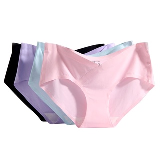 Maternity Panties Ice Silk seamless V-front