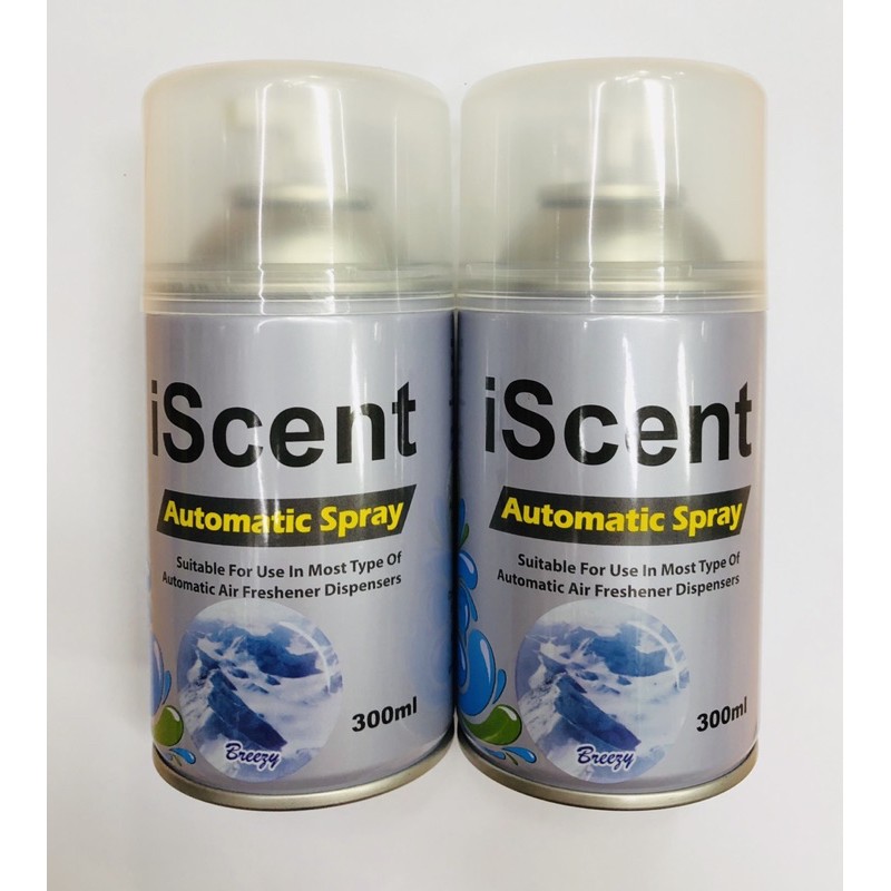 Bundle Of 2 Iscent Automatic Spray Suitable For Use In Most Type Of Automatic Air Freshener Dispensers 300ml Shopee Singapore