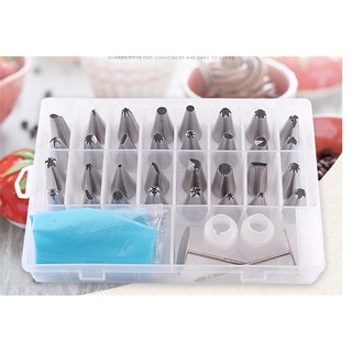 32pcs Piping Cream Pastry Bag Nozzle Set Cake Decorating Tool
