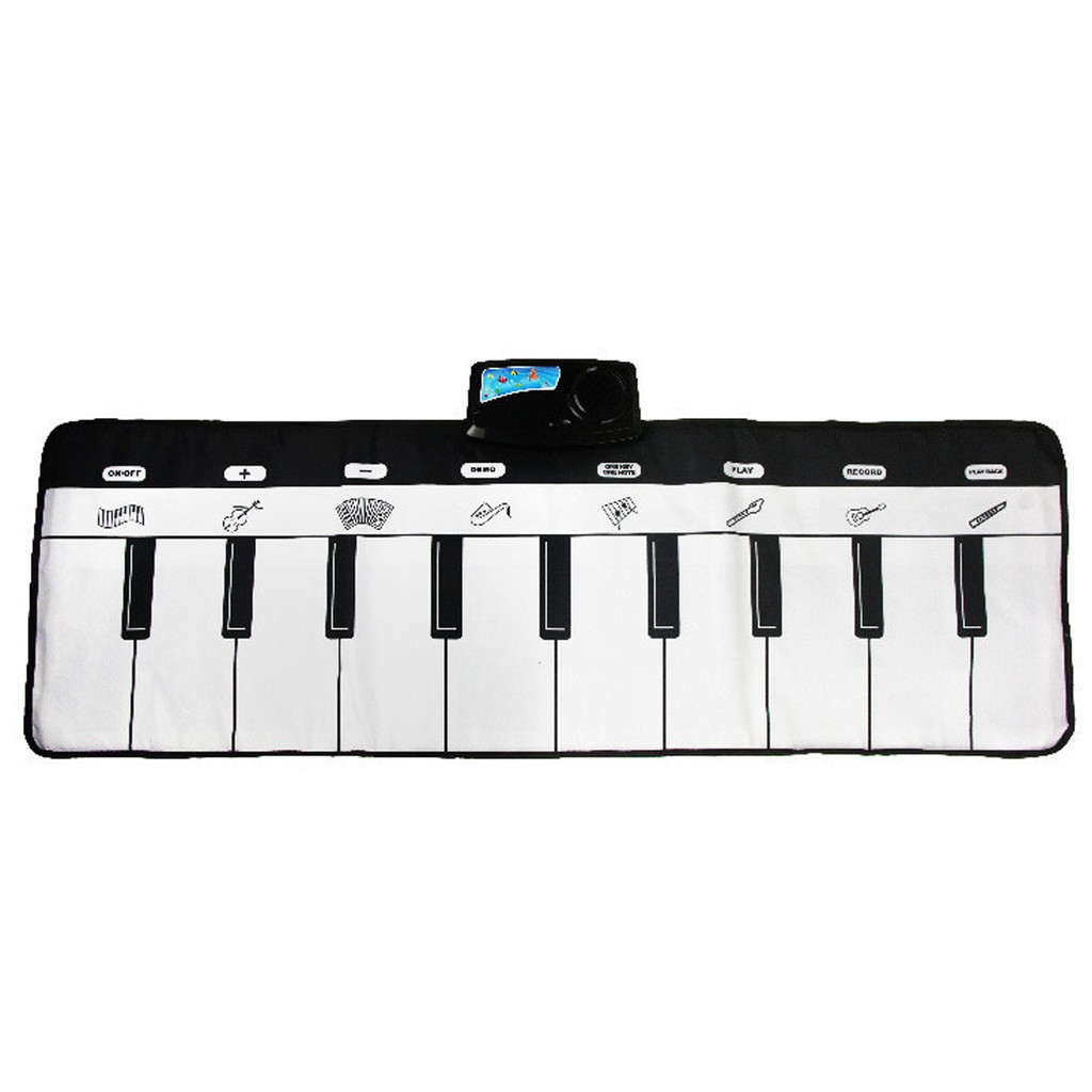 Kids Piano Floor Mat Musical Instrument Blanket Keyboard Musical