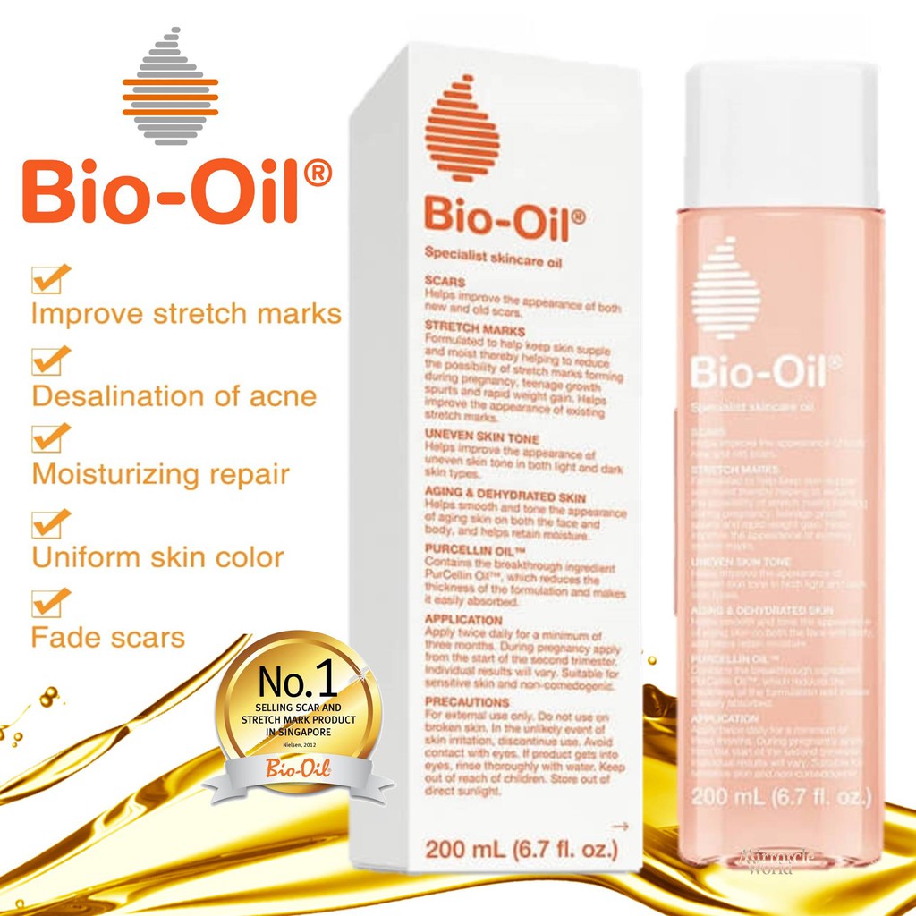 Bio Oil 200ml Multipurpose for Scar, Stretch Marks, Dry and Uneven