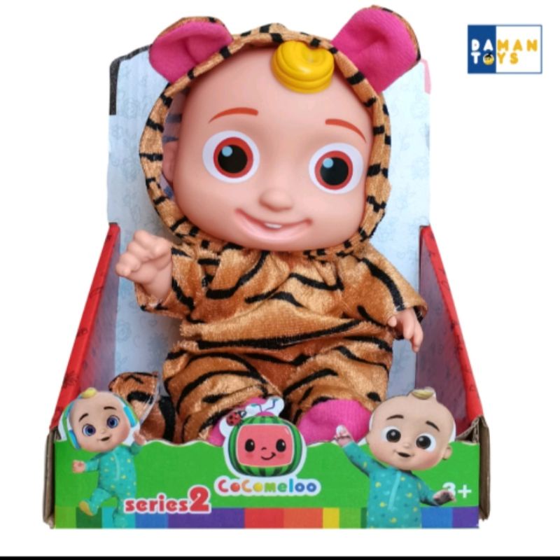 Cocomelon Bedtime Toy JJ Tomtom Little Basic Plush baby Doll baby coco ...