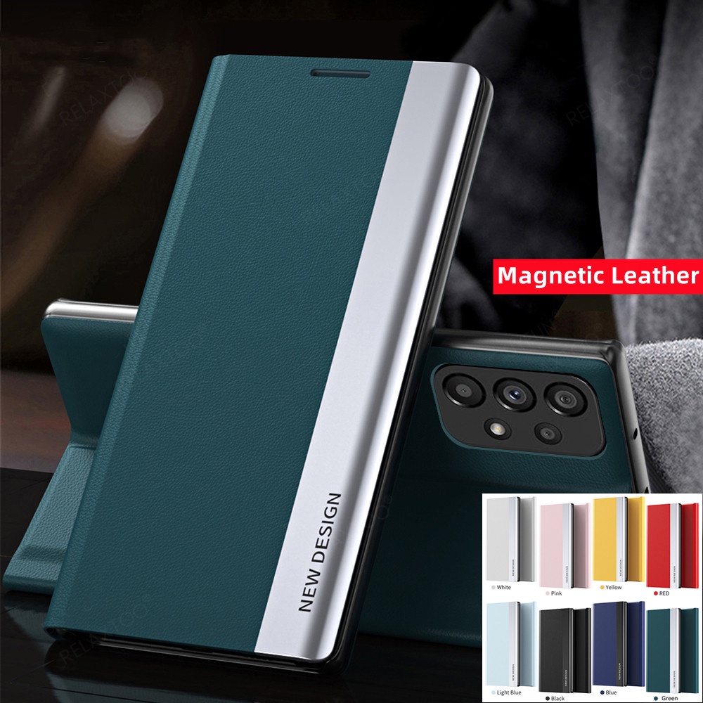 Flip Cover For Samsung Galaxy A13 A23 A22 A72 5G 4G Leather