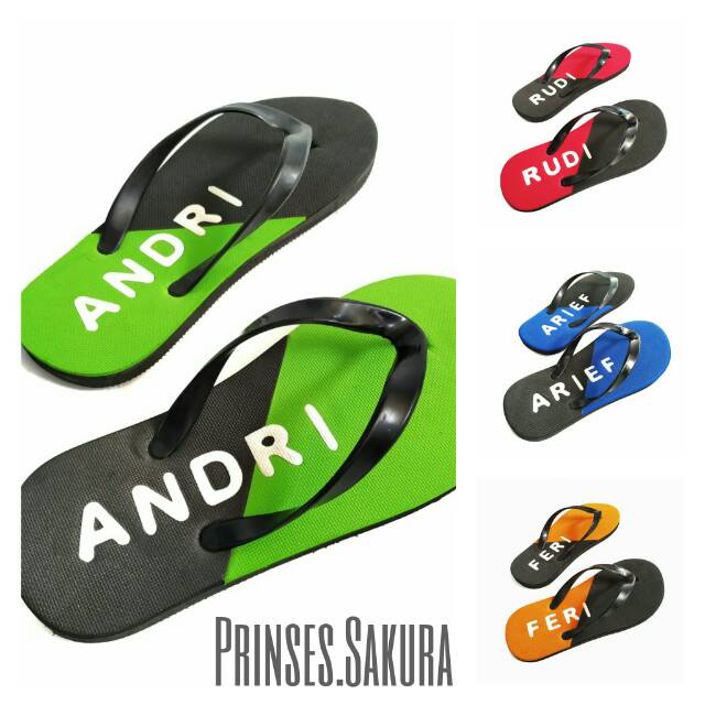 custom slippers with name