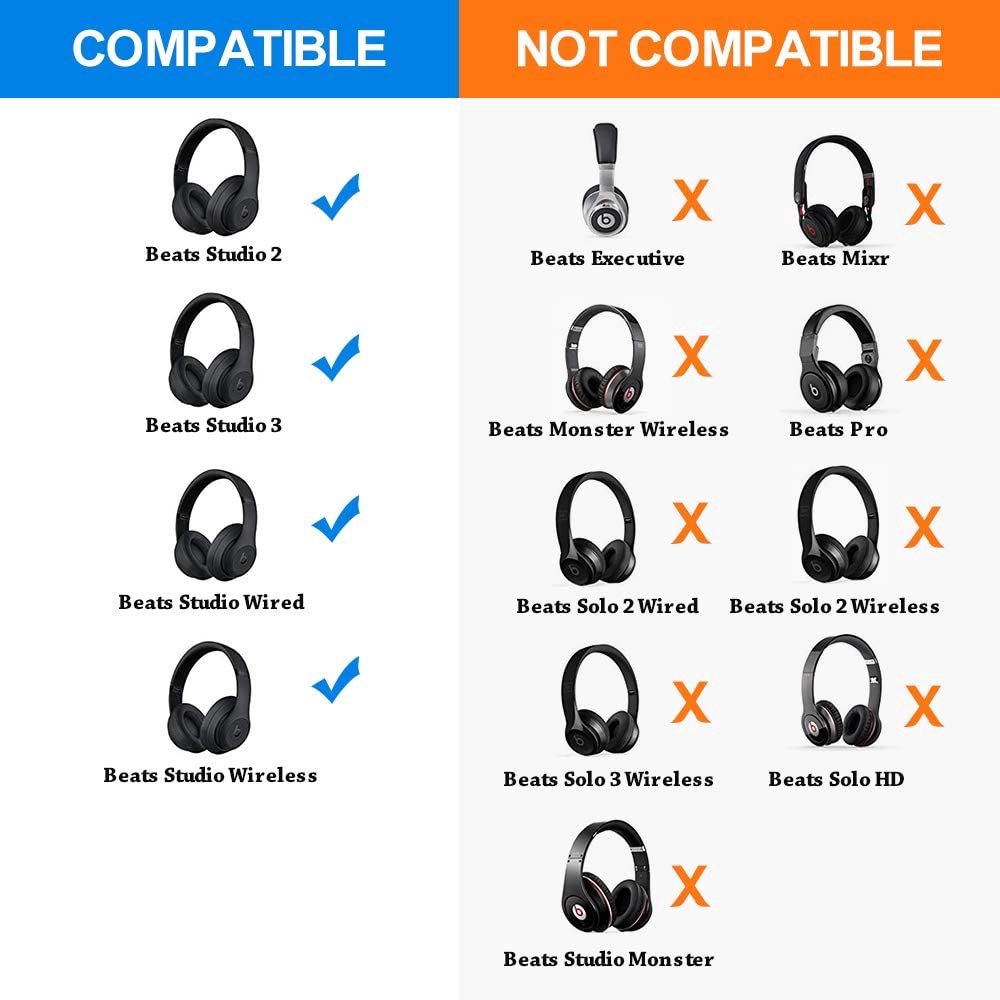 beats studio wireless b0501 replacement pads