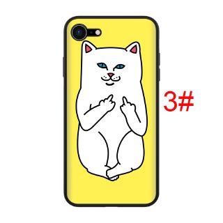 B82 Cute middle  finger  cat  Apple iPhone 11 Pro  XS Max XR X 