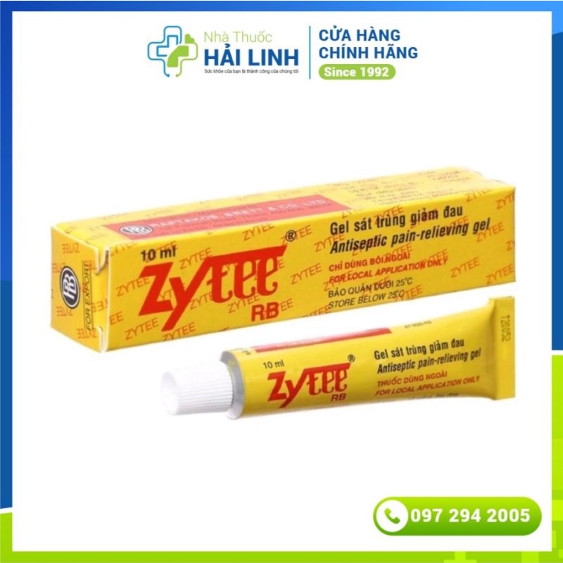 Apply Zytee Mouth Heat Free 10ml Tube To Apply Toothache, Tongue