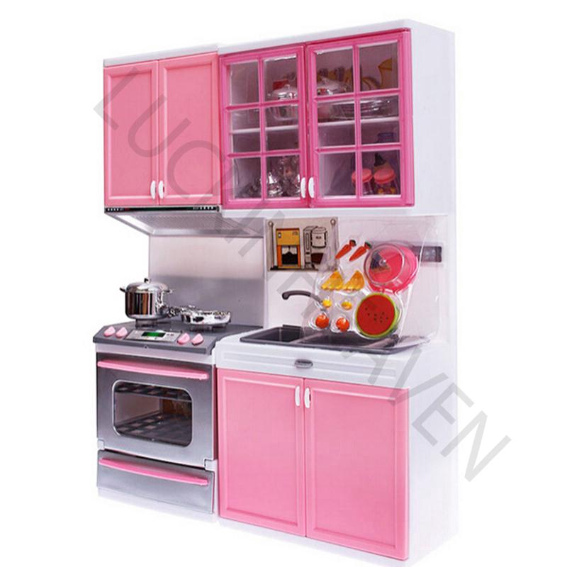 pink pretend kitchen