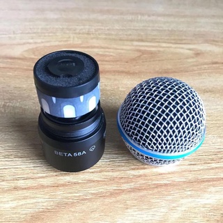 New💋Replacement Wireless Handheld Microphone Grille Cartridge Capsule Head for Shure BETA58A SM58 PGX2 PG4 SLX2 SLX4 Fra