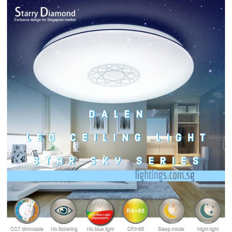 Dalen Led Eyecare Ceiling Light Star Sky Series C216tx