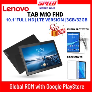 Free Gifts | Lenovo Tab M10 10.1” Full HD (LTE) 3GB/32GB | Family Entertainment Tablet