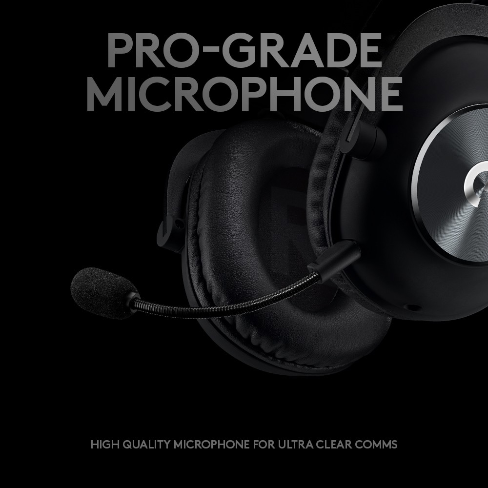 logitech pro gaming headset with passive noise cancellation