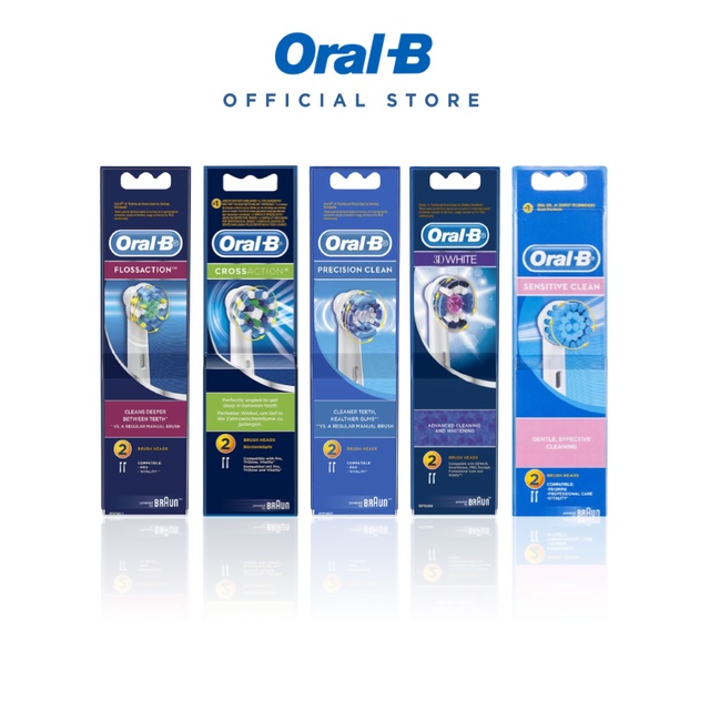 OralB Floss Action Power/Precision Clean/ Cross Action Brush Refill