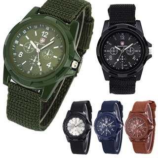 【5 Colors】Fashion Military Army Men's Watch Quartz Analog Clock Sports Watches