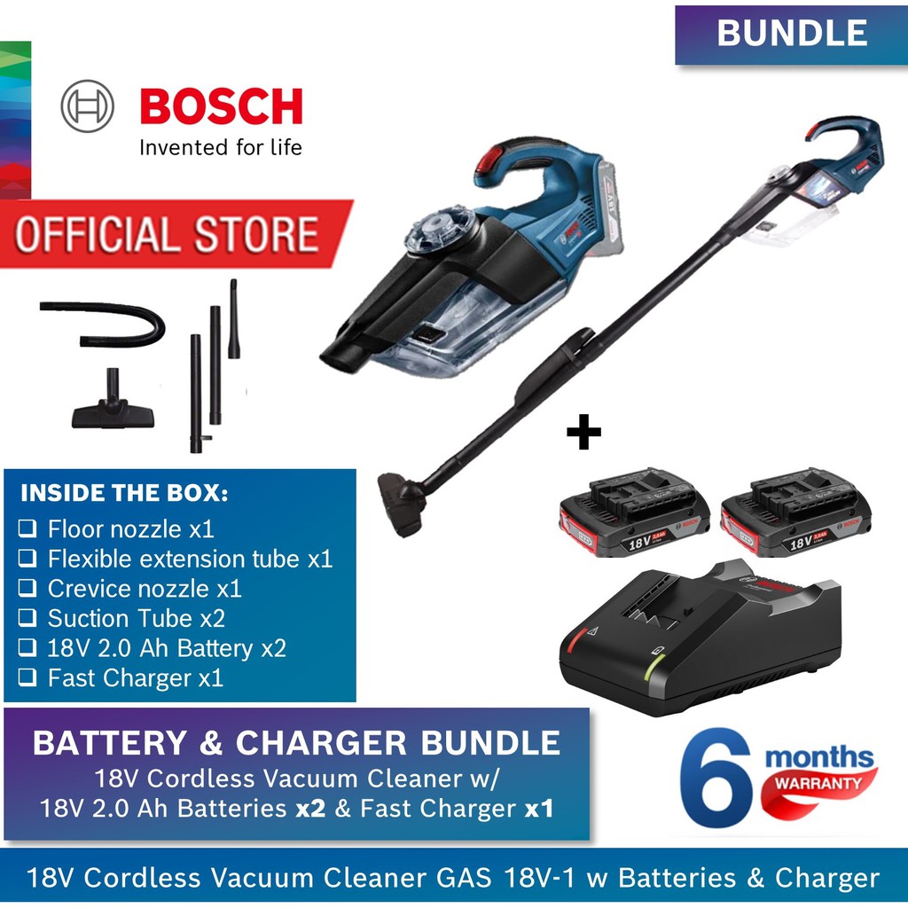 Bosch Official Store Bosch 18V Cordless Vacuum Cleaner GAS 18V1L 1