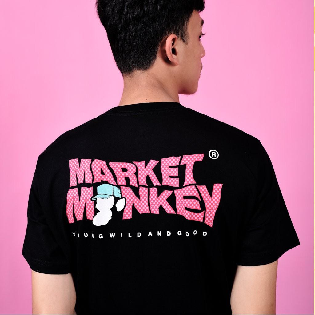 TSHIRT / ORIGINAL BRAND MARKET MONKEY CLOTHES BEST SELLER FONT BUBBLE
