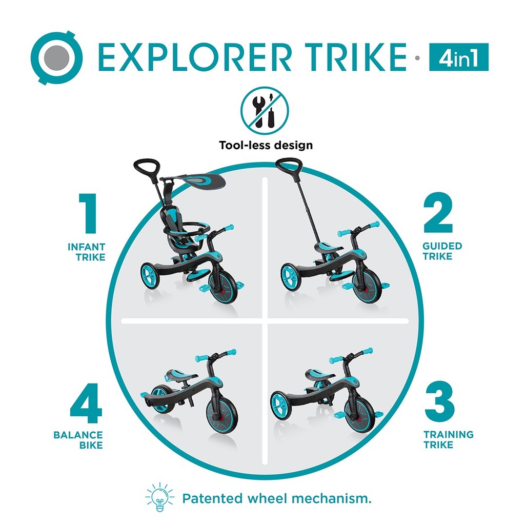 globber 4 in 1 explorer trike