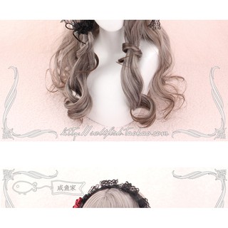 Image of thu nhỏ Lol-150 wig daily lolita korea kpop cosplay Long wavy ash brown #7