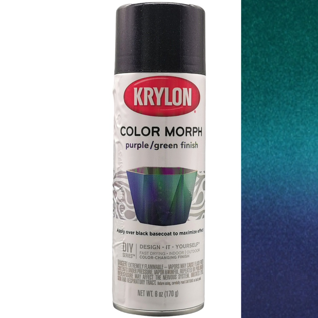 Krylon K1090 Color Morph Purple/ Green Spray 6oz(170g) 724504081388